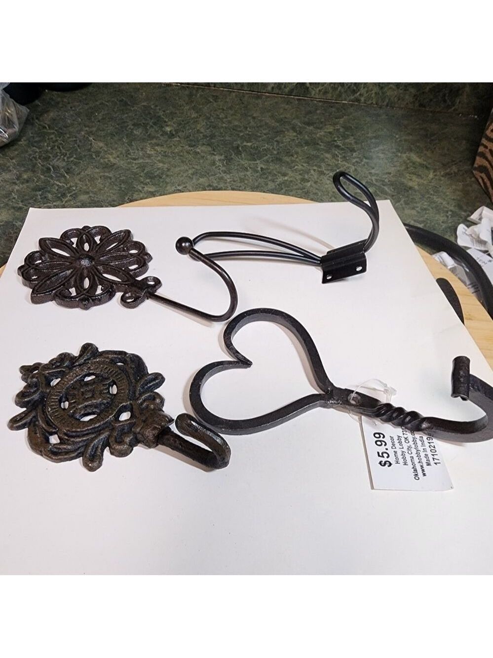 WALL HOOKS 4 in a bundle - Picture 3 of 10